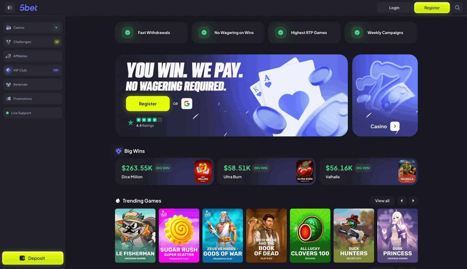 5bet_screen