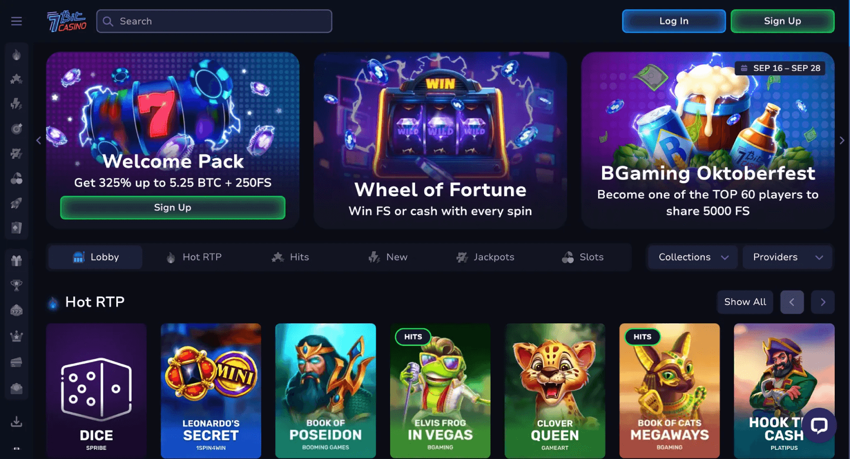 7BitCasino screenshot