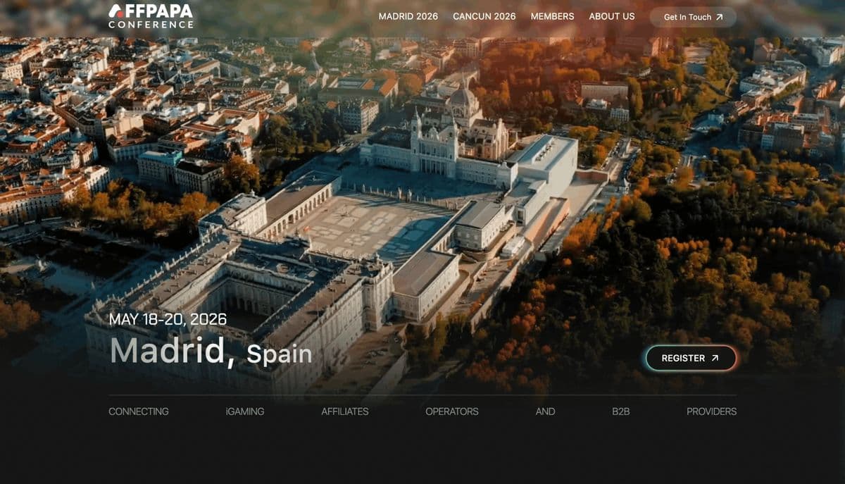affpapa-conference-madrid-2026 platform screenshot