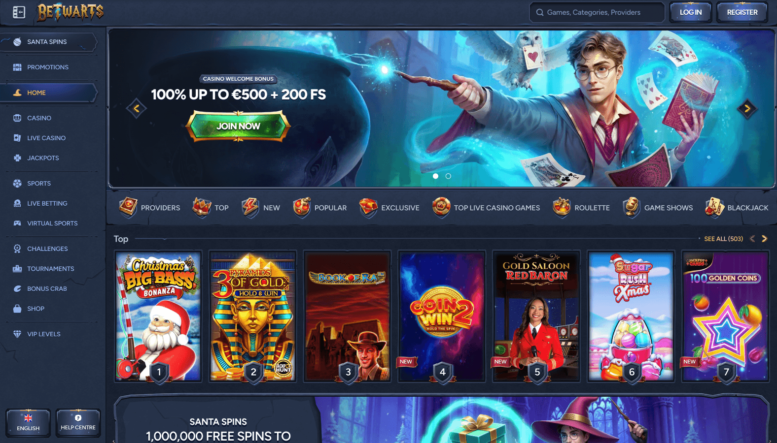 Betwarts screenshot