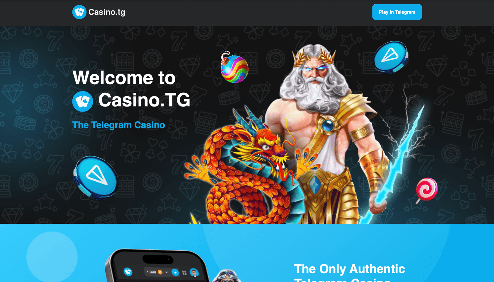 Casino.tg screenshot