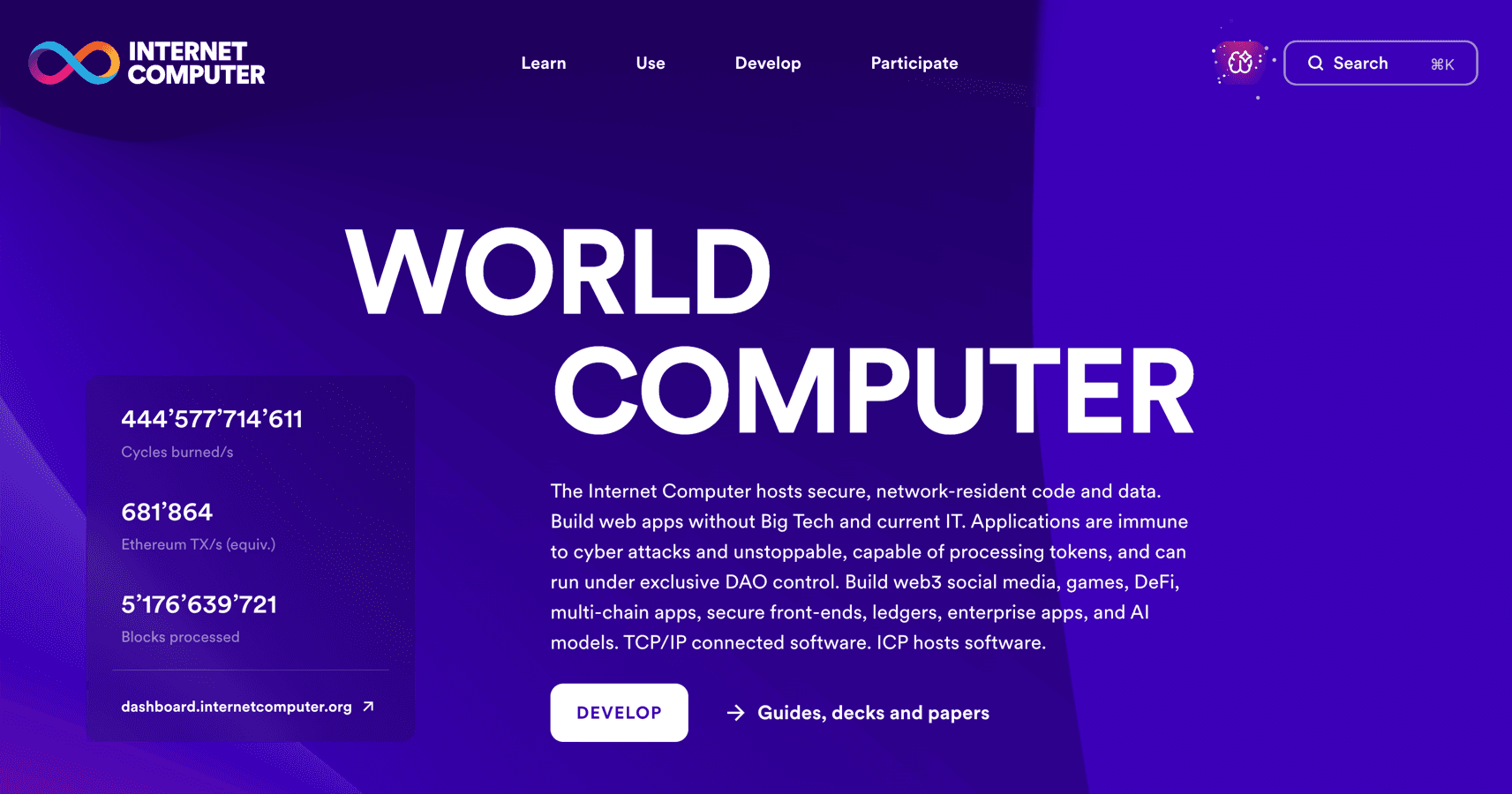 internet-computer screenshot