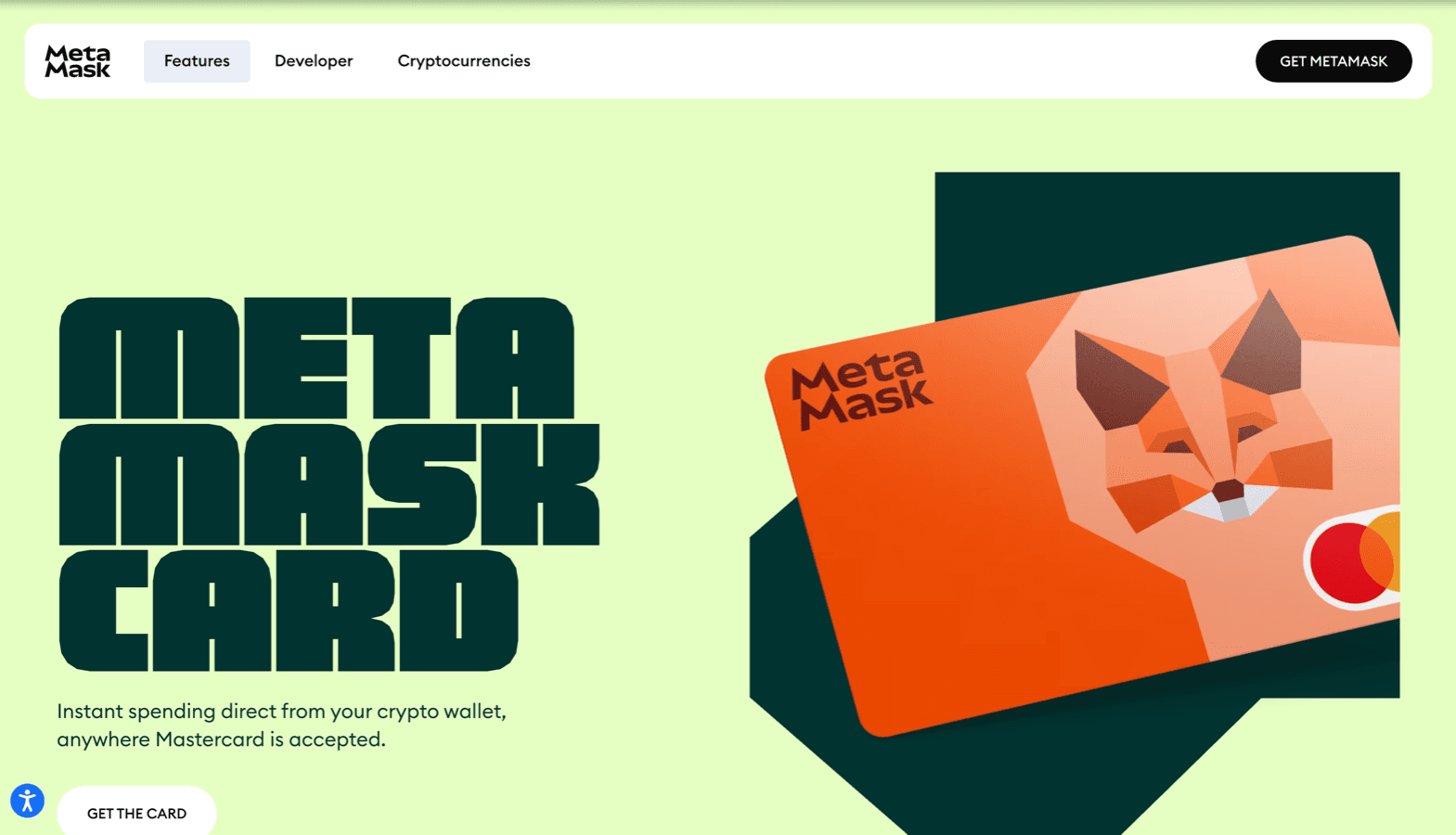 metamask-card screenshot