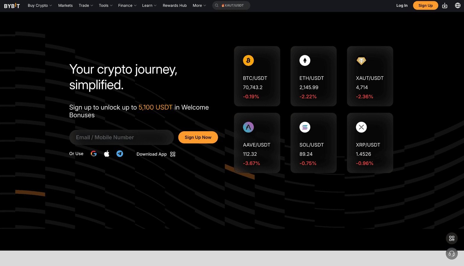 Bybit screenshot