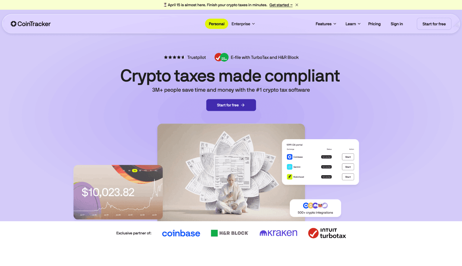 CoinTracker screenshot
