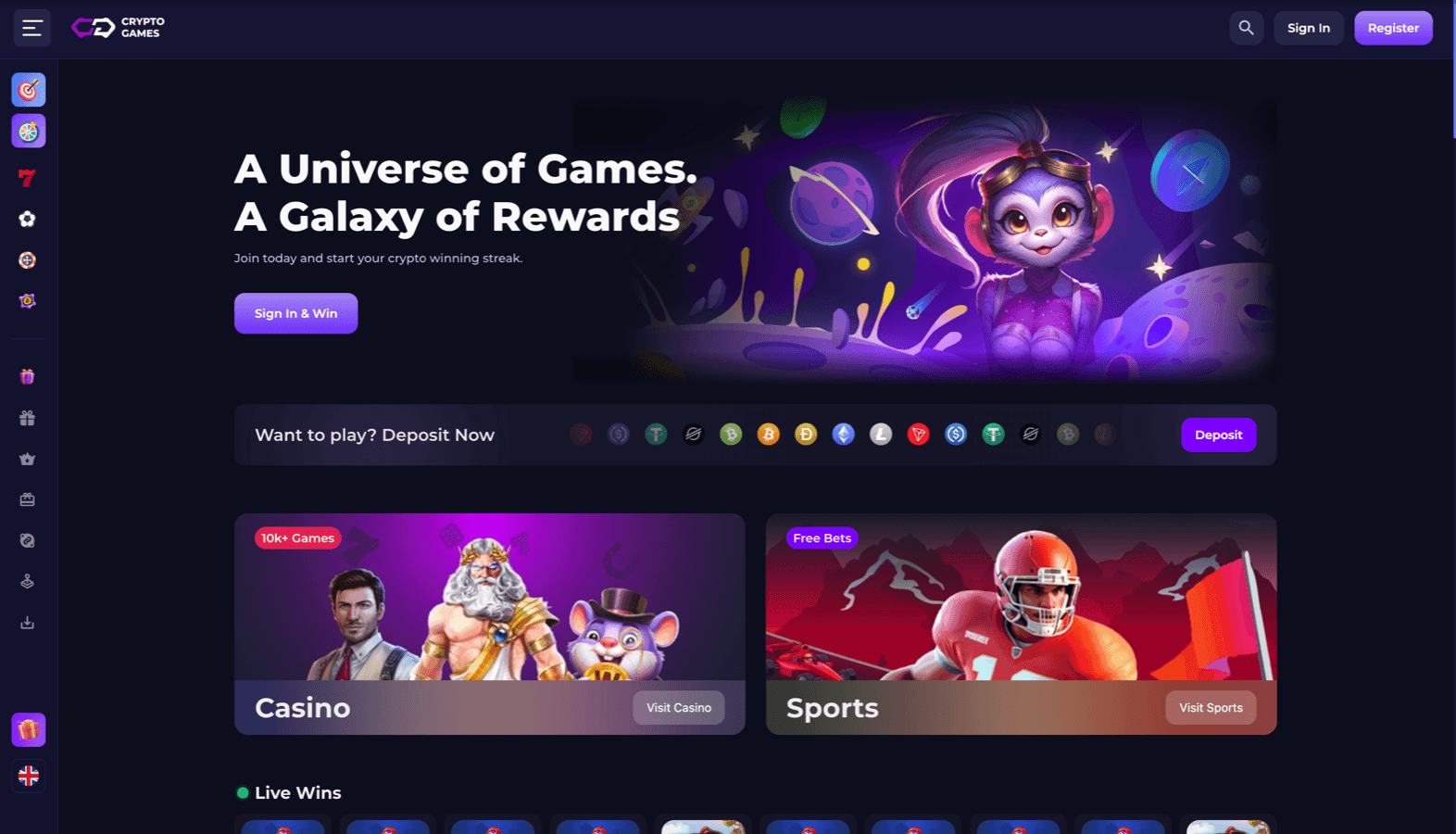 Crypto-Games Screenshot