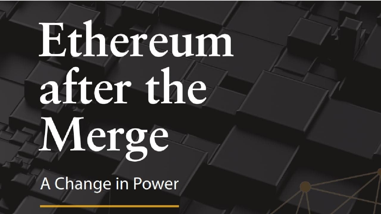 Un rapport de Cambridge révèle que la consommation d'énergie d'Ethereum a chuté de 99,98 % après la fusion