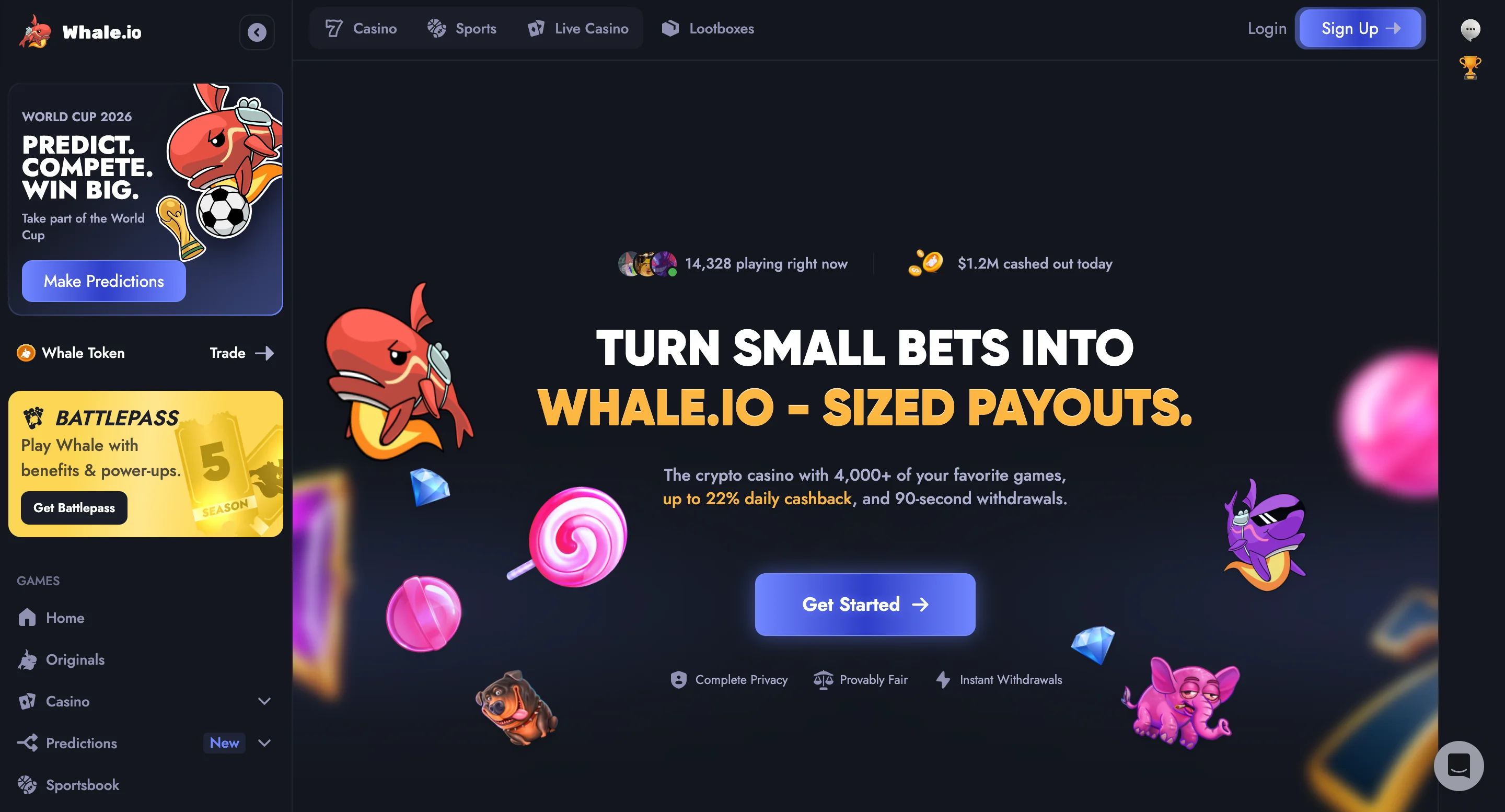 Whale.io new UI