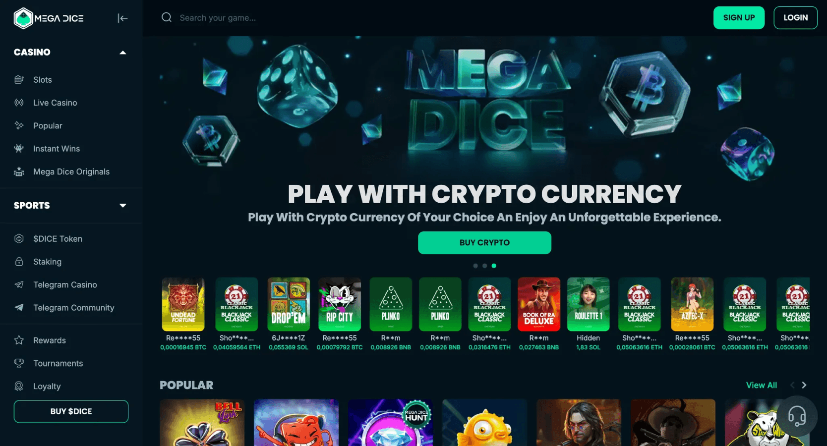 Mega Dice screenshot