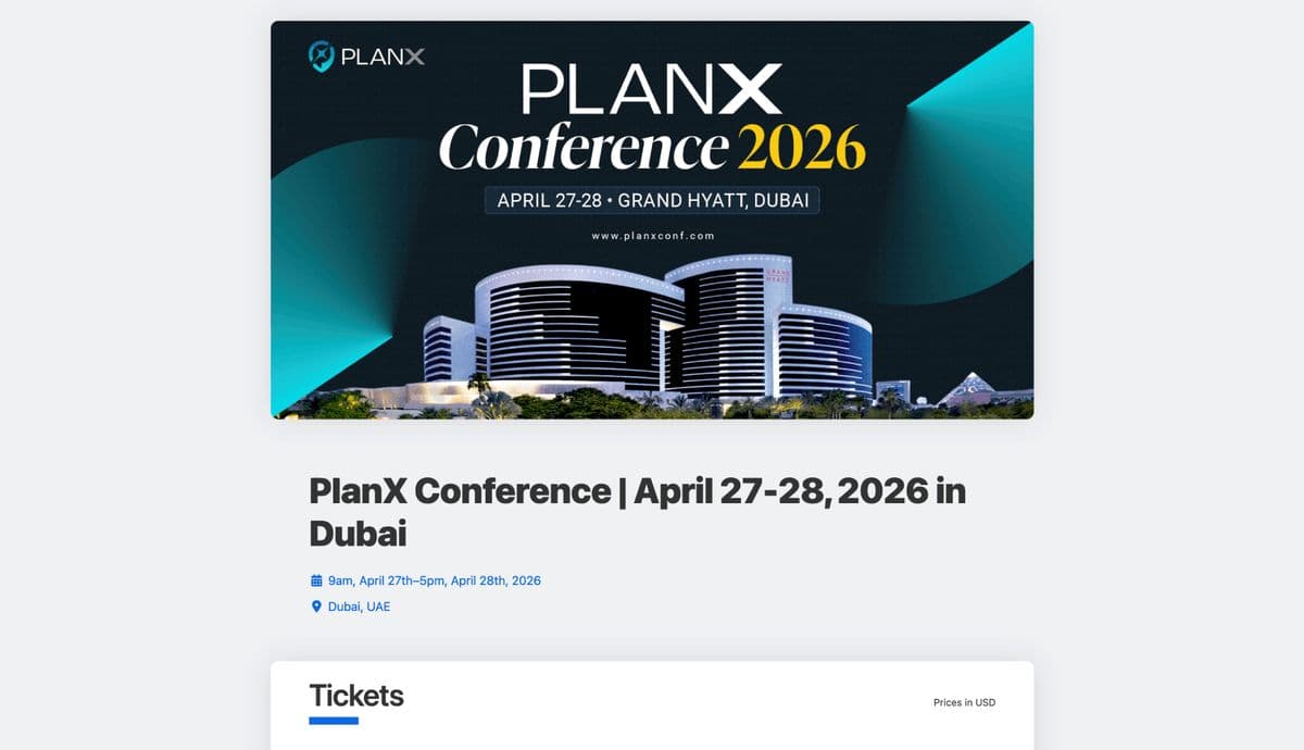 planx-dubai-2026 platform screenshot