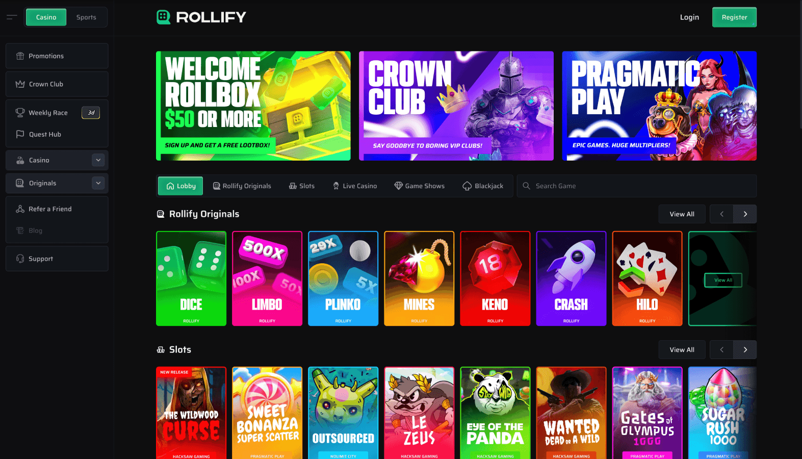 Rollify screenshot