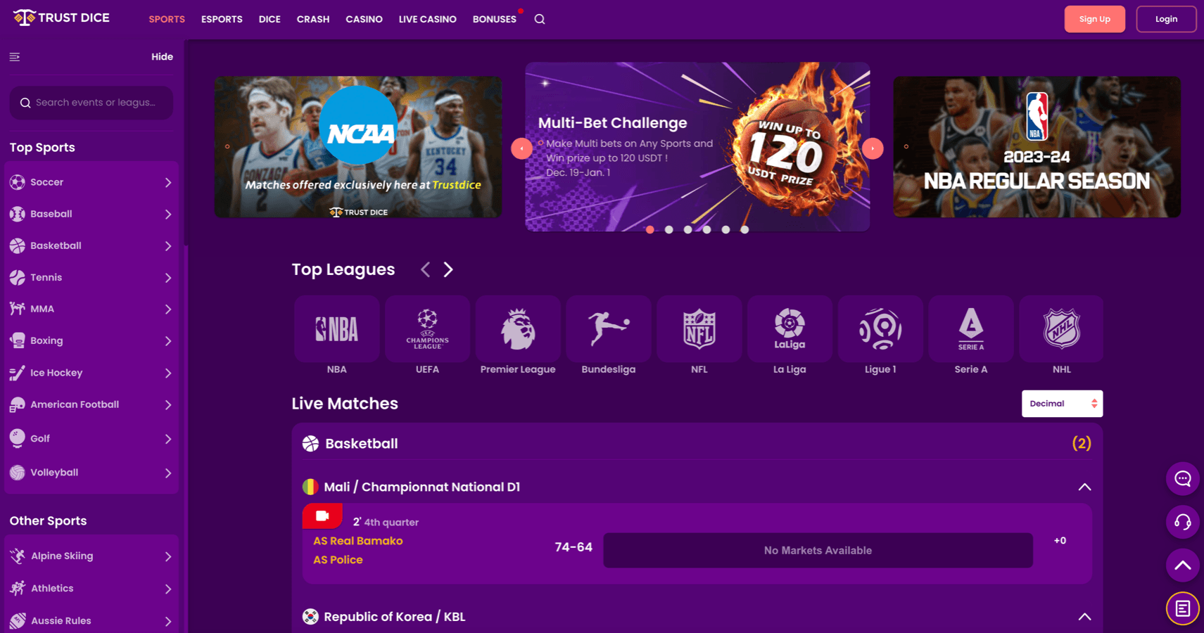 TrustDice screenshot