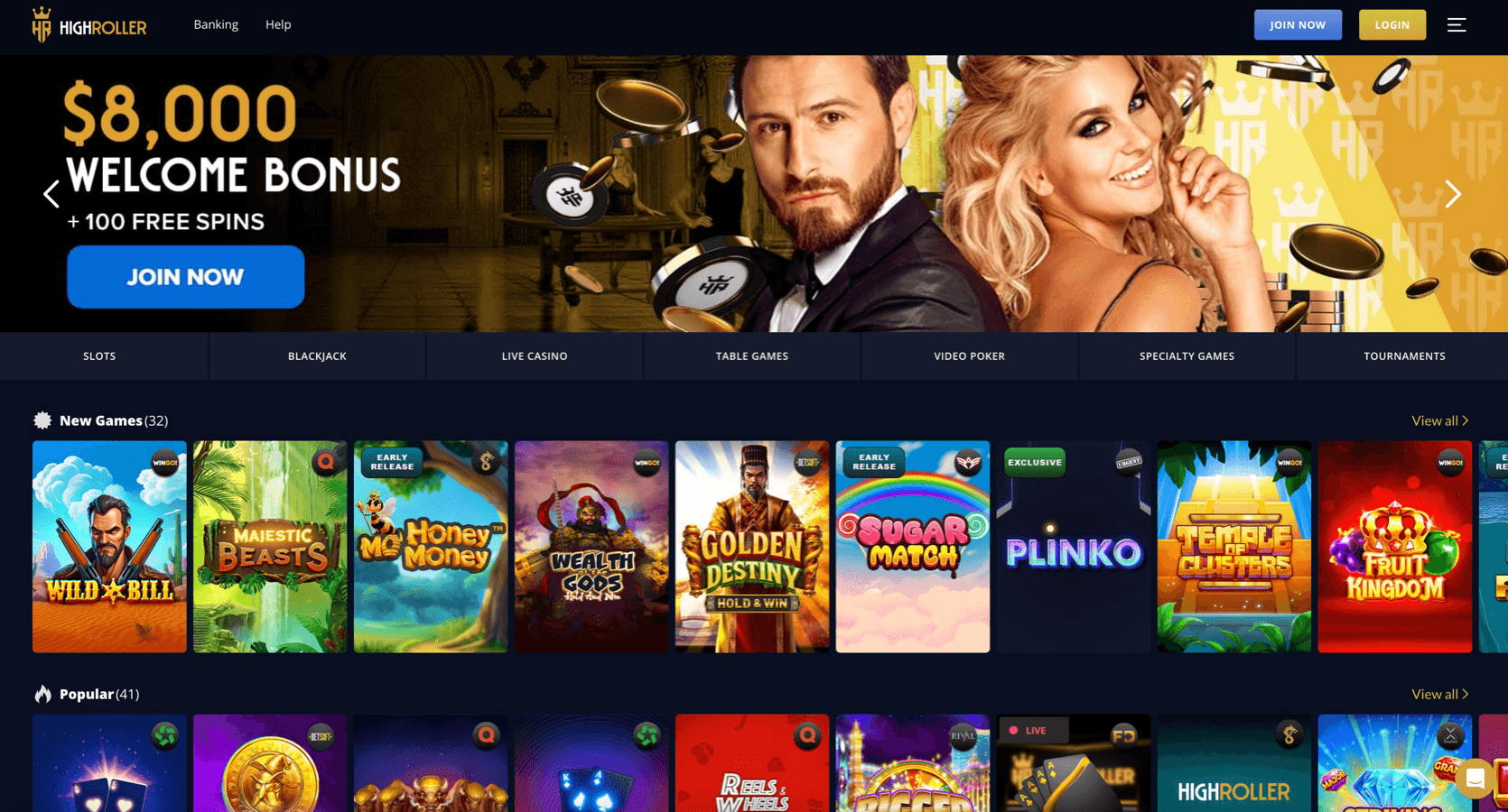 HighRoller screenshot
