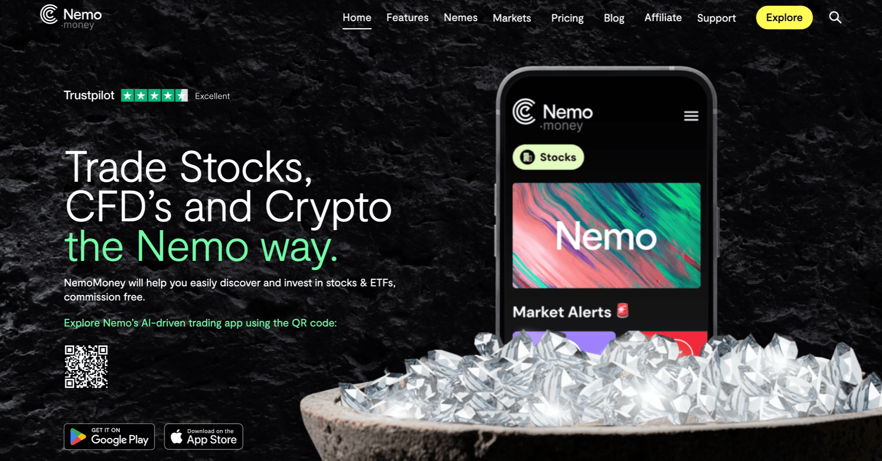 Nemo Money App Interface