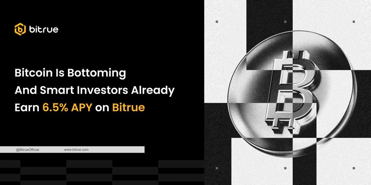 Bitcoin se apropie de nivelul minim, iar investitorii avizați câștigă deja 6,5% APY pe Bitrue
