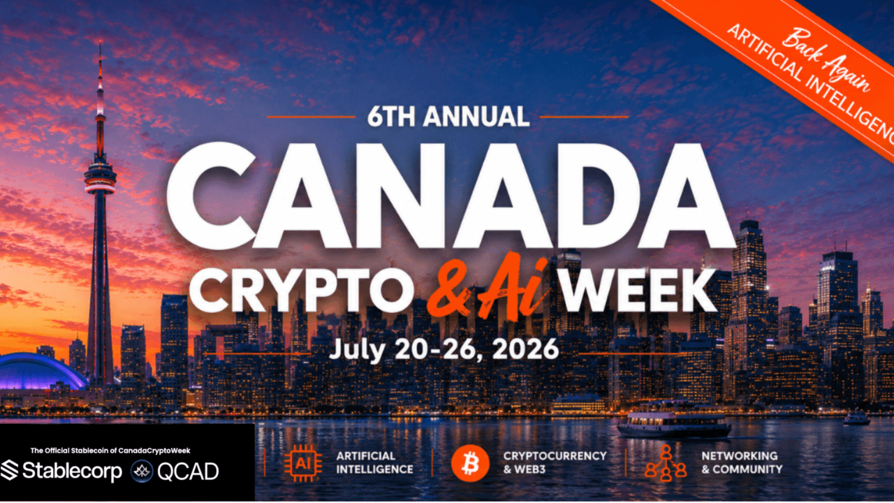 Kanadský Crypto Week se vrací ve dnech 20.–26. července a oslaví budoucnost Web3, digitálních aktiv a umělé inteligence