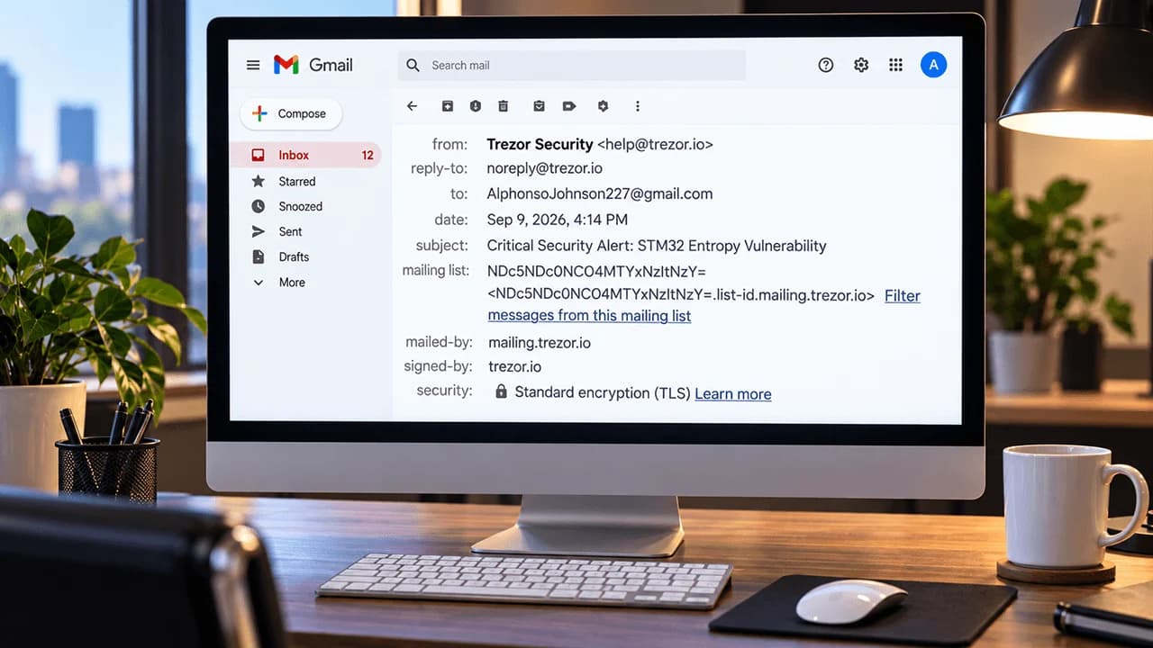 Hakerzy przejmują kontrolę nad kontami e-mailowymi Trezor i Bitbox, by atakować użytkowników kryptowalut