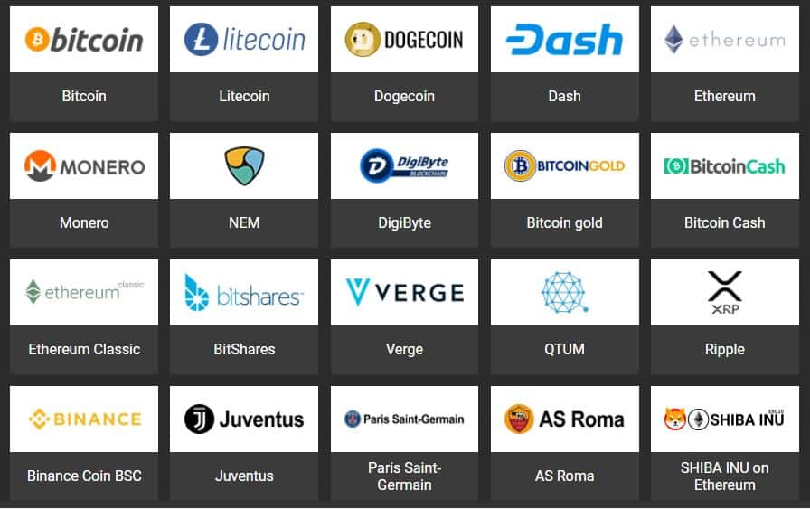 Using BTC, ETH, LTC & 40+ Cryptos on 1xBit