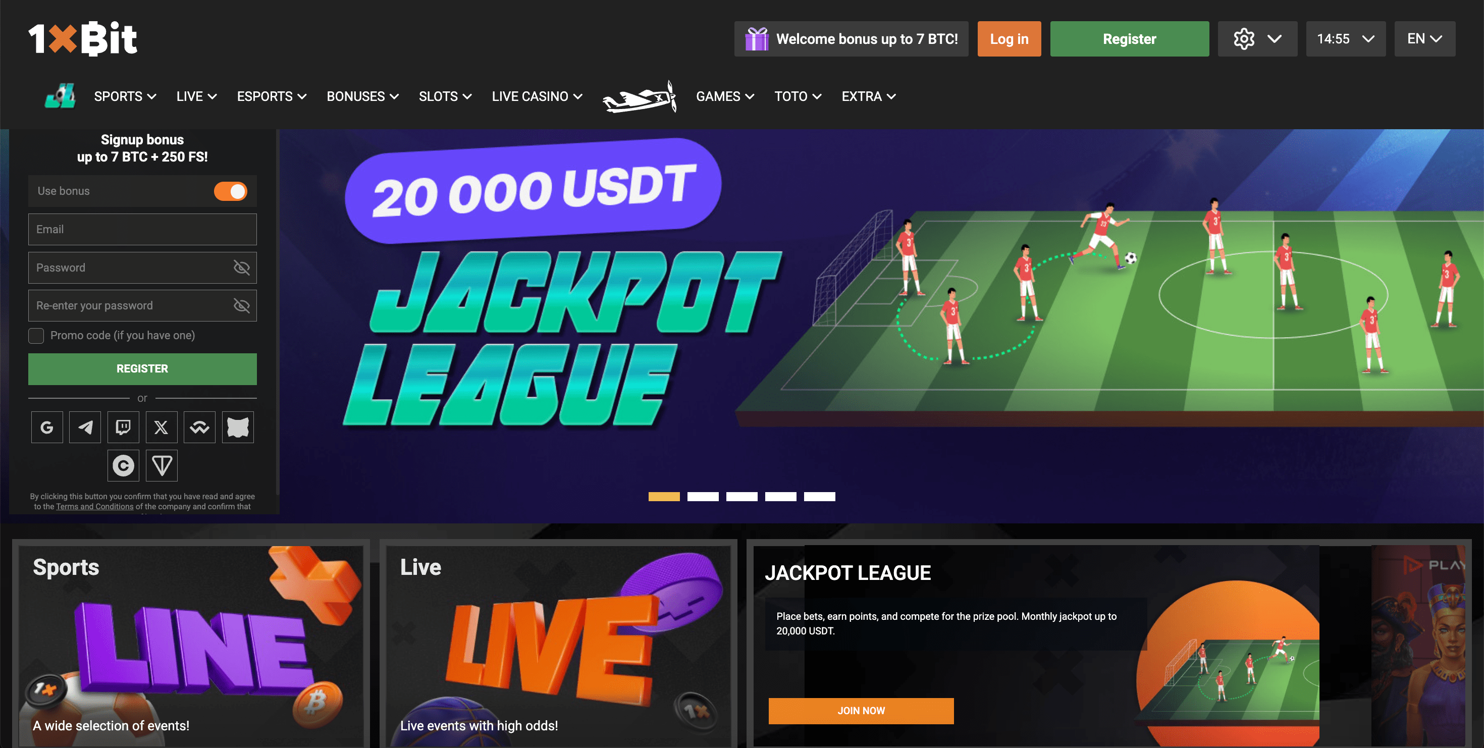 How to Bet on Sports with Crypto on 1xBit