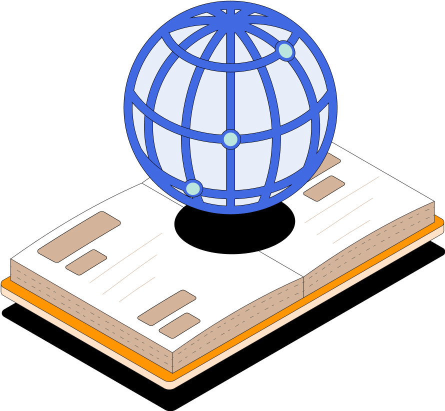 Global support illustration