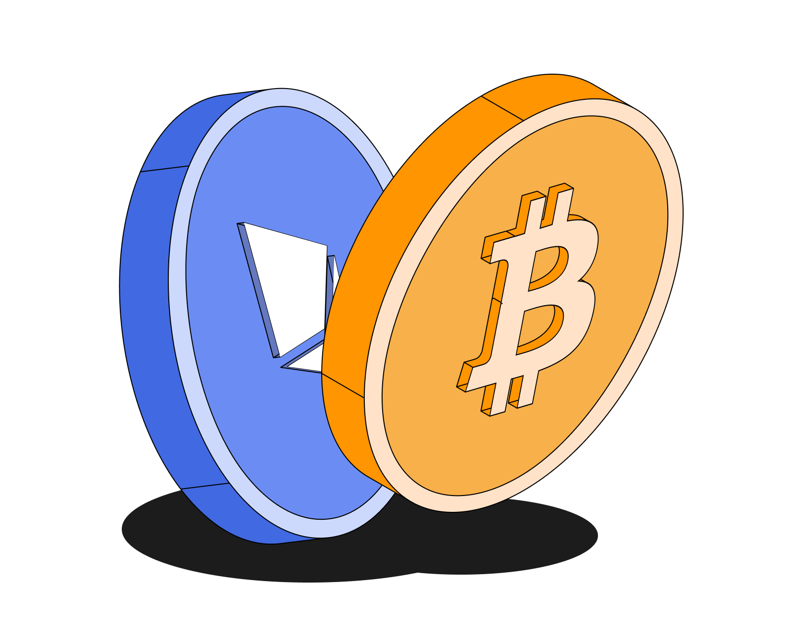 difference between bitcoin and ethereum