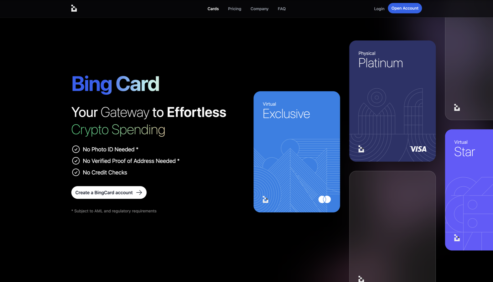 2026年の最良の匿名暗号カード