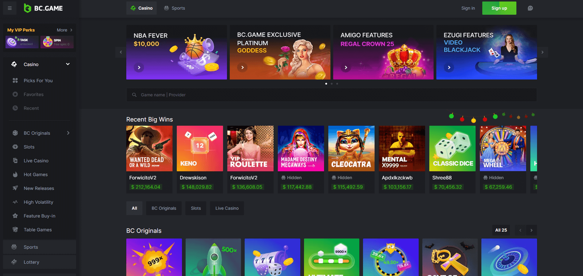 VIP Casino Review
