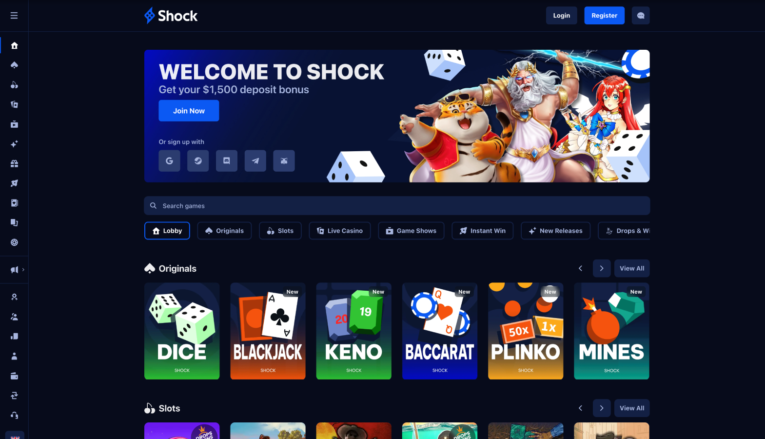 Shock Casino Review – New Crypto Casino with Fast Withdrawals and VIP Perks
