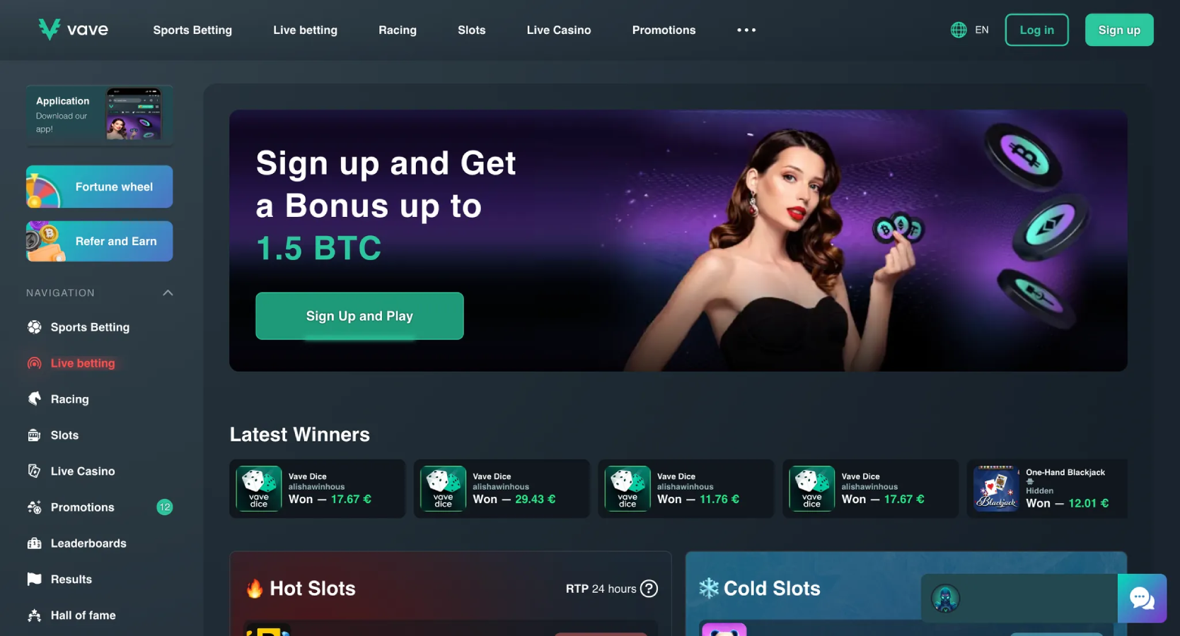 Vave 온라인 카지노 리뷰 및 보너스 [2025년 12월]