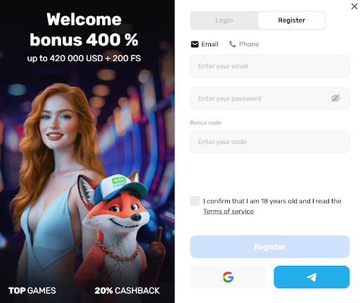 win casino screenshot