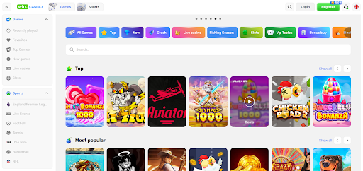 screenshot kasyna win