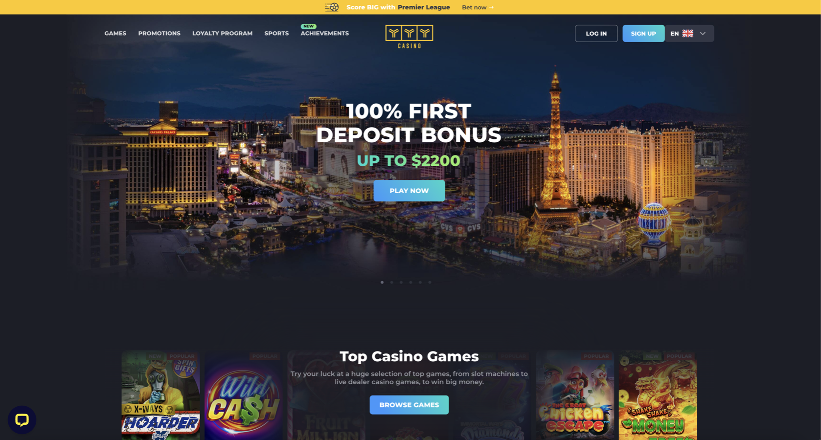 YYY Casino - Zaufane kasyno Bitcoin dla graczy z GCC