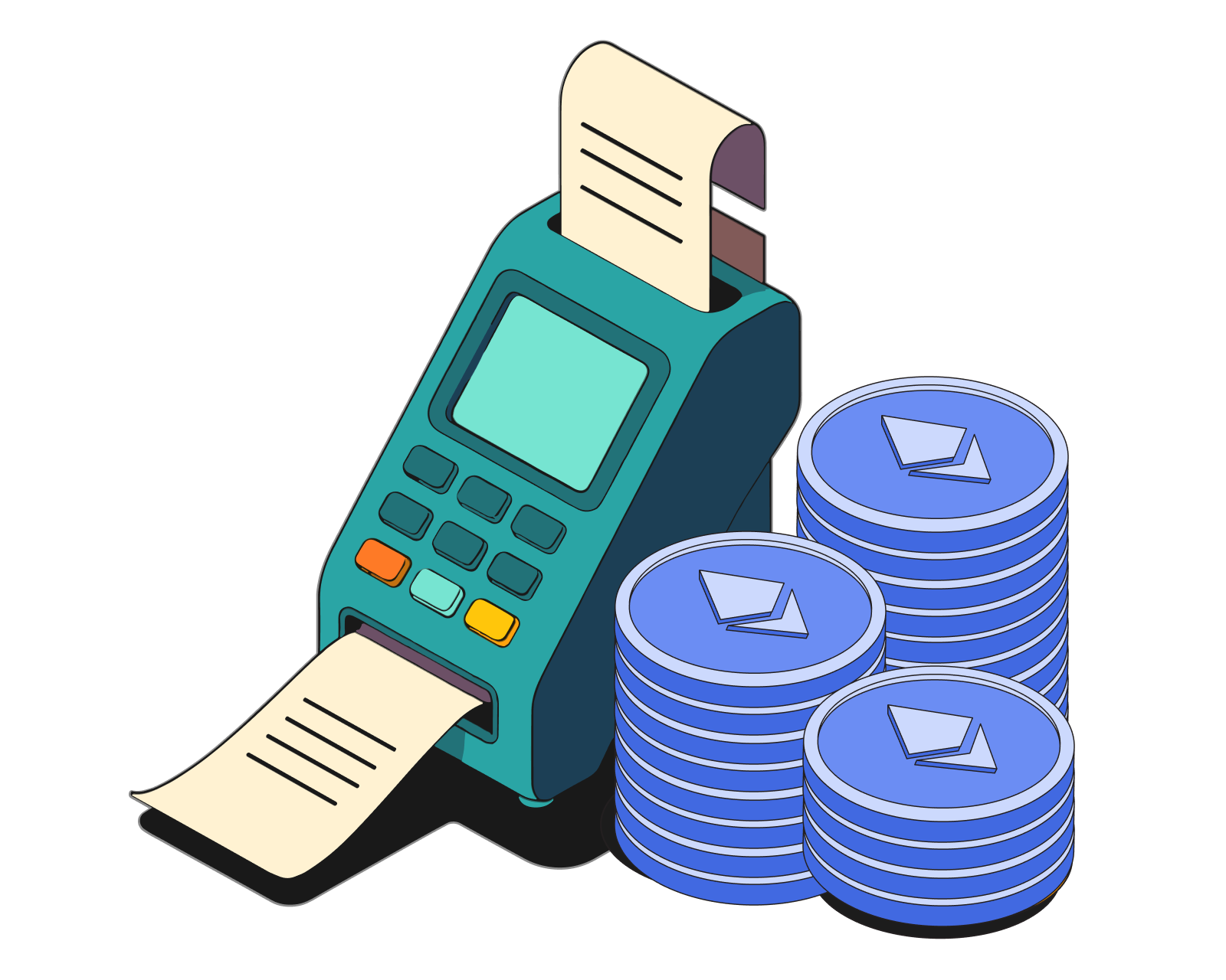 What is a token sale?